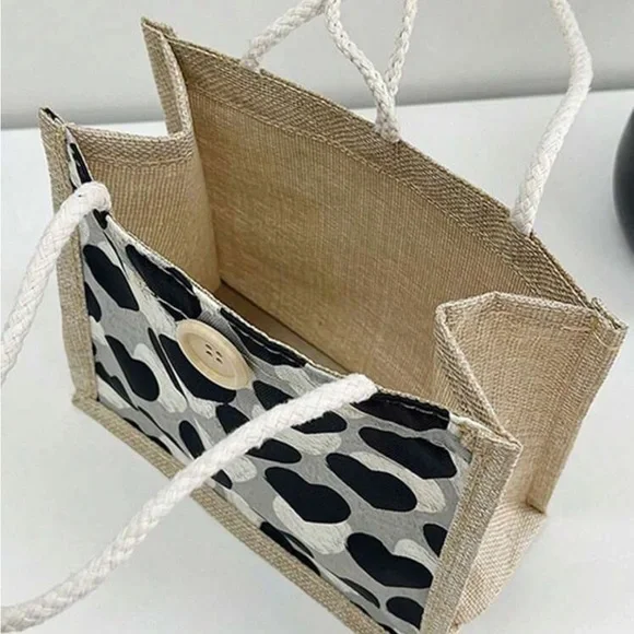 ⚠️Clearance Mini Square Hand Bag Pink Or White And Black (one piece) - Picture 5 of 5